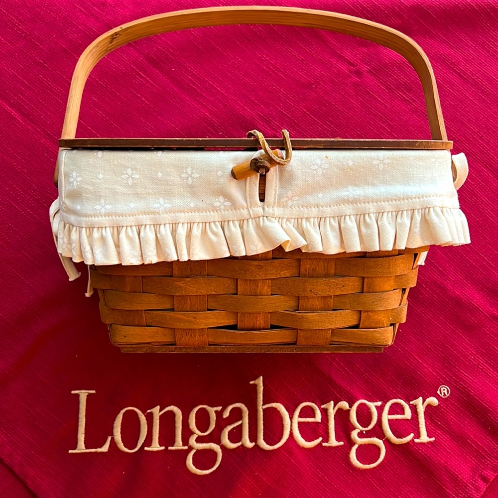 Longaberger VINTAGE 1988 Large Basket Purse